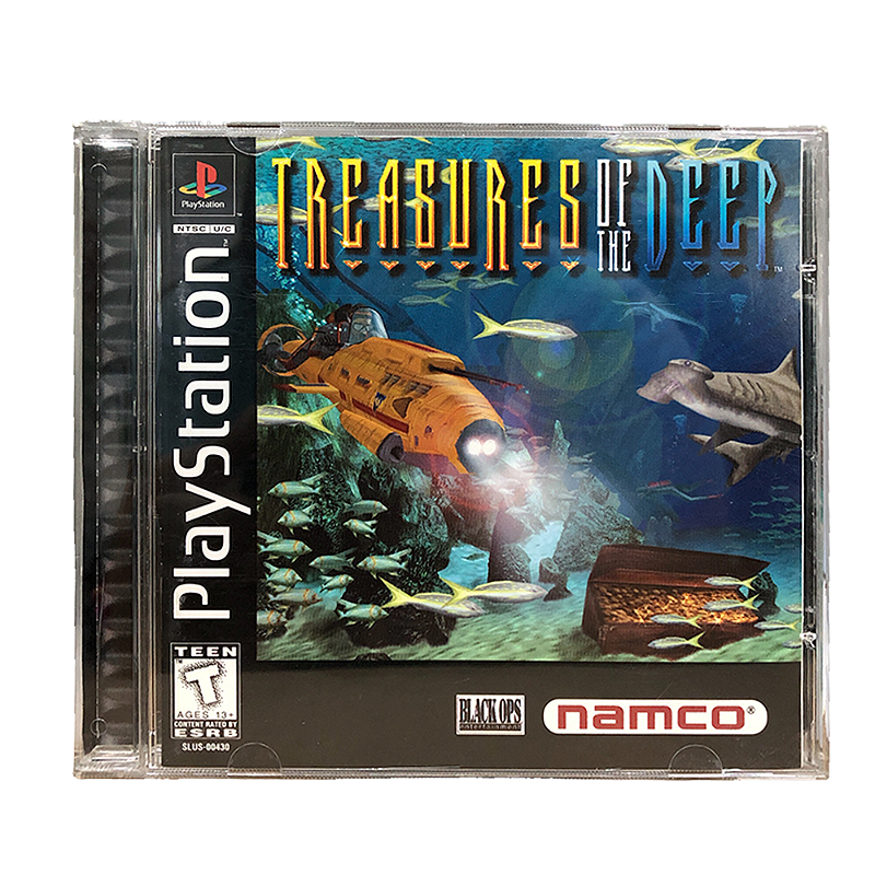PS1 ソフト Jogo Treasures of the Deep - PS1 - MeuGameUsado