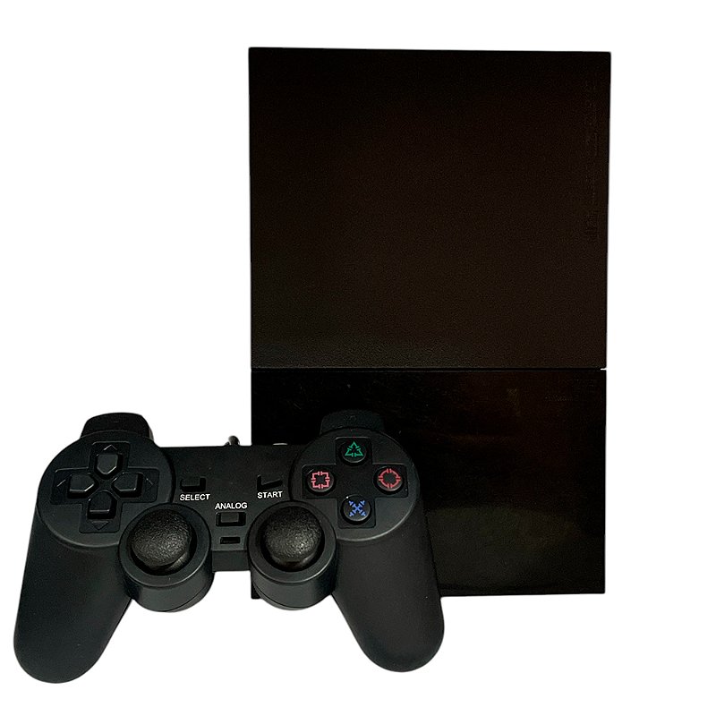 Console PlayStation 2 Slim Preto SCPH-90006 - Sony (Desbloqueado
