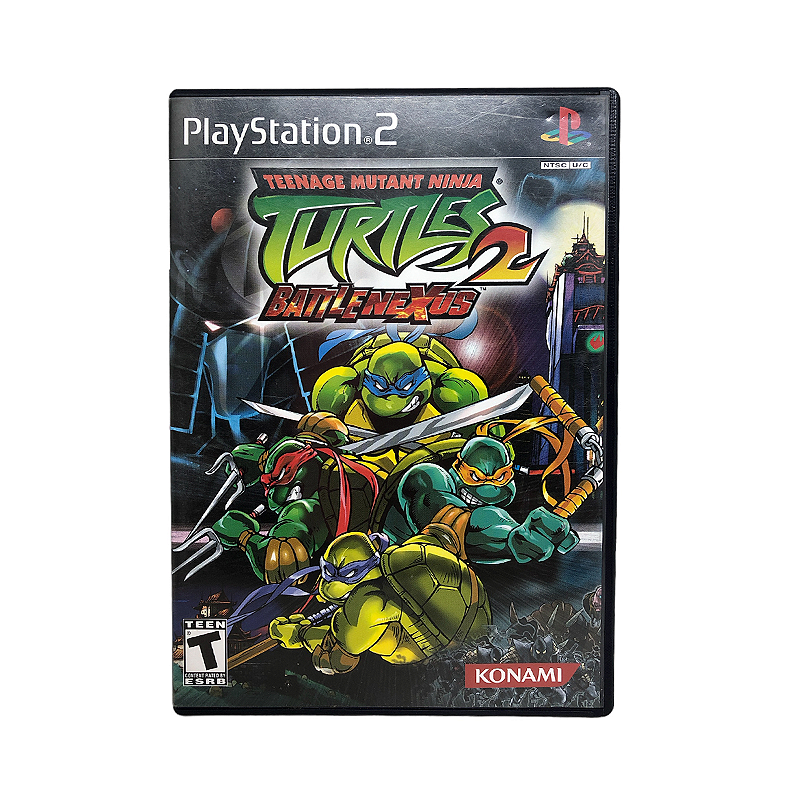 Jogo Teenage Mutant Ninja Turtles 2 Battle Nexus PS2 MeuGameUsado jogo-teenage-mutant-ninja-turtles-2-battle-nexus-ps2-meugameusado