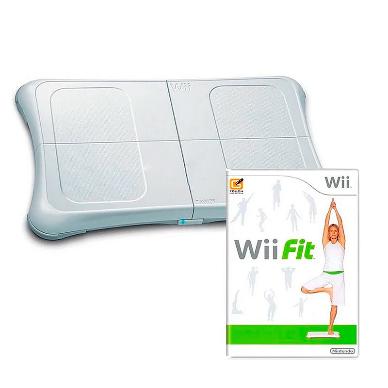 Nintendo Switch Wii Fit Jogo Wii Fit + Balance Board - Nintendo - MeuGameUsado