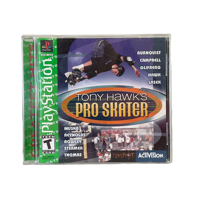 Jogo Tony Hawk's Pro Skater - PS1 - MeuGameUsado