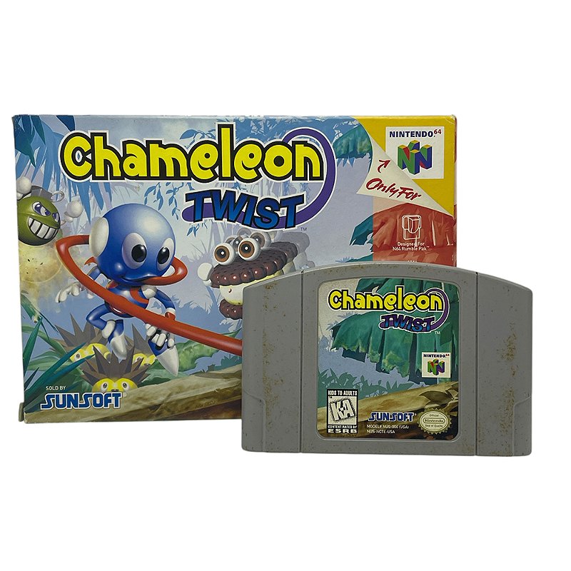 Jogo Chameleon Twist - N64 - MeuGameUsado