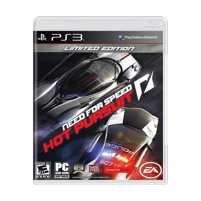 Need For Speed Hot Pursuit Limited Edition Key Jogo Need for Speed Hot Pursuit (Limited Edition) - PS3 - MeuGameUsado