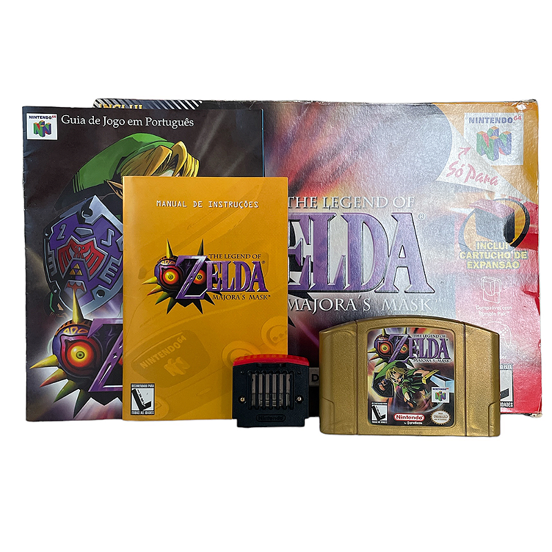 Jogo The Legend of Zelda: Majora's Mask - N64 (Big Box) - MeuGameUsado