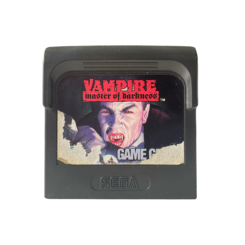 Jogo Vampire Master of Darkness Game Gear MeuGameUsado