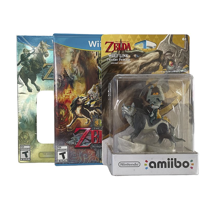 Jogo The Legend of Zelda: Twilight Princess HD + amiibo Wolf Link