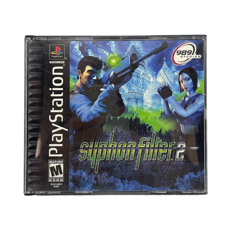 Jogo Syphon Filter 2 - PS1 - MeuGameUsado