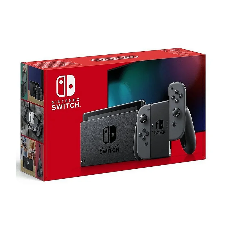 Console Nintendo Switch Cinza - Nintendo (Desbloqueado) - MeuGameUsado