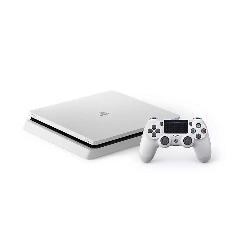 Console PlayStation 4 Slim 500GB Branco - Sony - MeuGameUsado