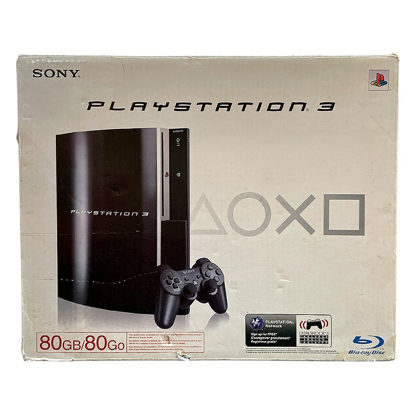 Console PlayStation 3 FAT 80GB - Sony - MeuGameUsado