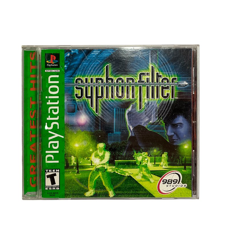 SYPHON FILTER 3 北米版　PlayStation SYPHON FILTER 3 GREATEST HITS - PS1 : Amazon.com.br: Games e Consoles