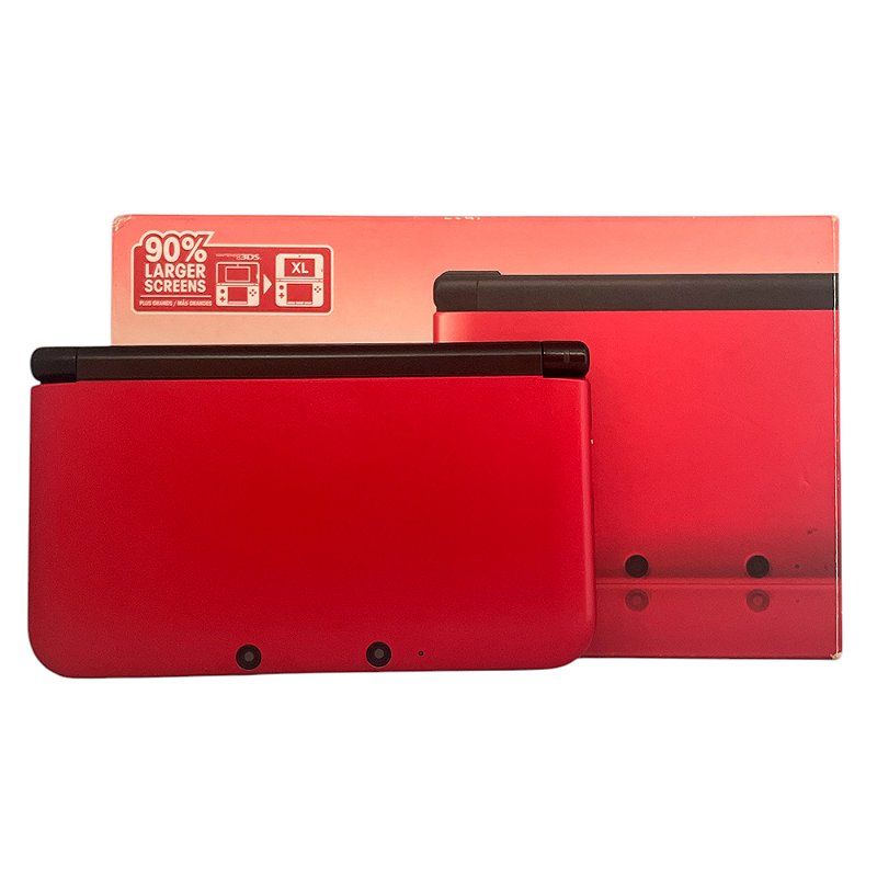 Console Nintendo 3DS XL Vermelho - Nintendo - MeuGameUsado