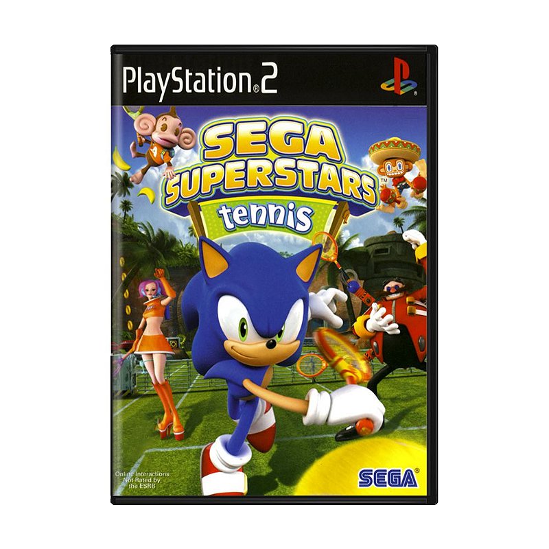 Sega Superstars Tennis - Jeu PS2 PAL Français (État Très Bon Et Fonctionnel) - Jeu De Sport