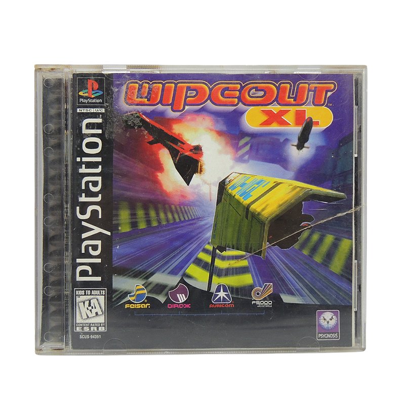Jogo Wipeout XL - PS1 - MeuGameUsado