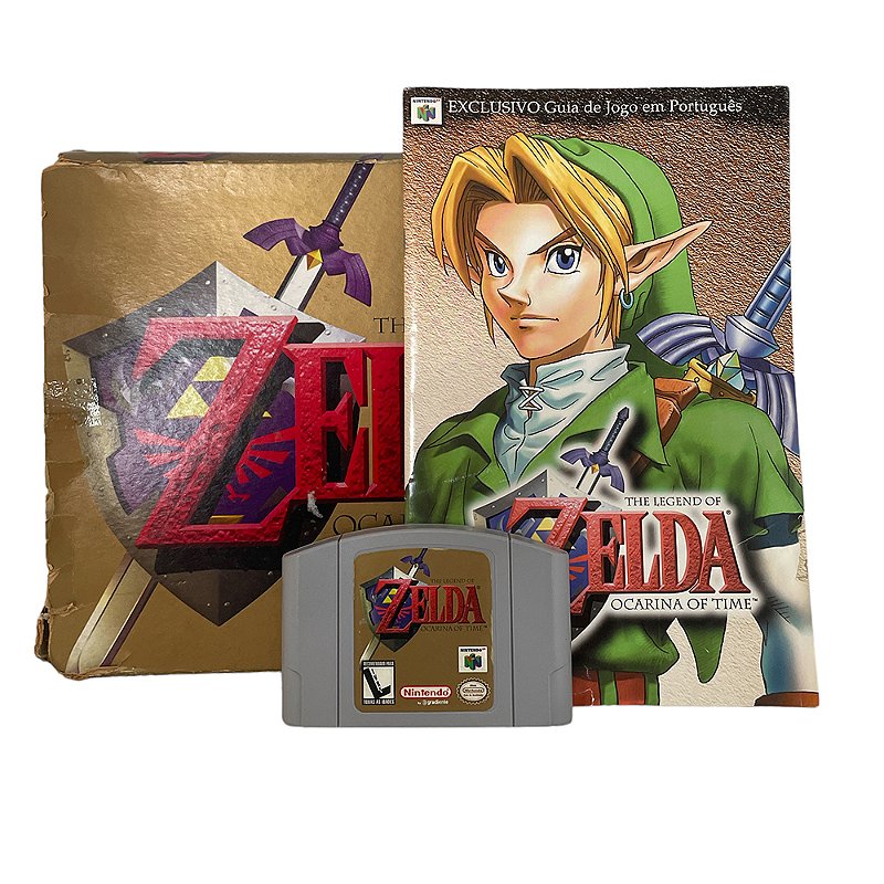 Jogo The Legend of Zelda Ocarina of Time (Collector Edition) N64