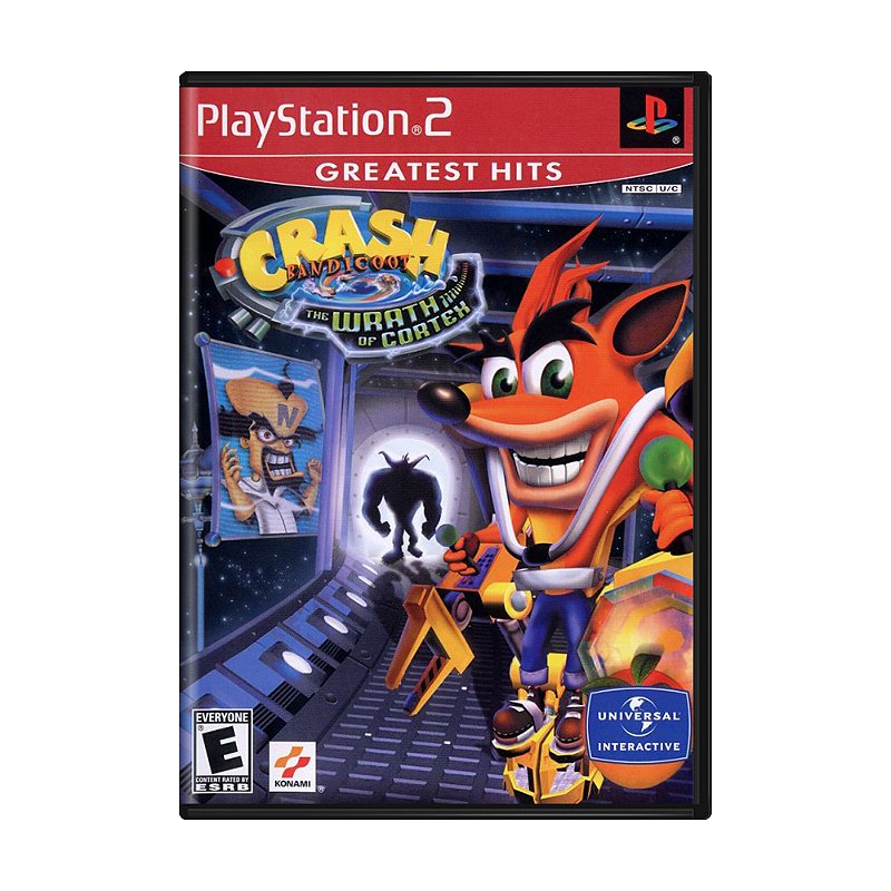 Jogo Crash Bandicoot: The Wrath of Cortex - PS2 (Greatest Hits
