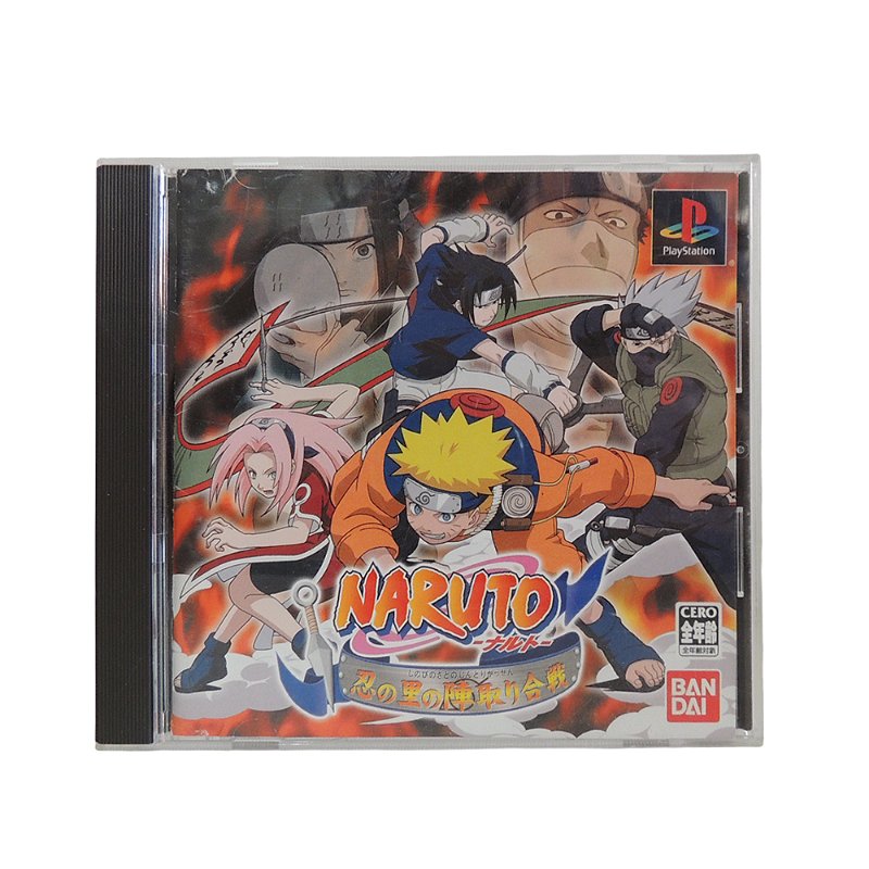 Jogo Naruto: Shinobi no Sato no Jintori Kassen - PS1 (Japonês