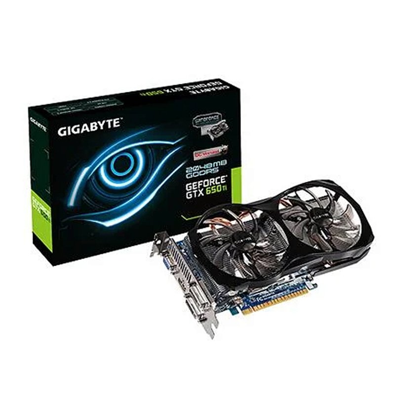Gigabyte GeForce GTX 650 Ti 2GBグラボ 美品 Placa de Vídeo Nvidia Geforce GTX 650 Ti OC Version, 2GB, GDDR5