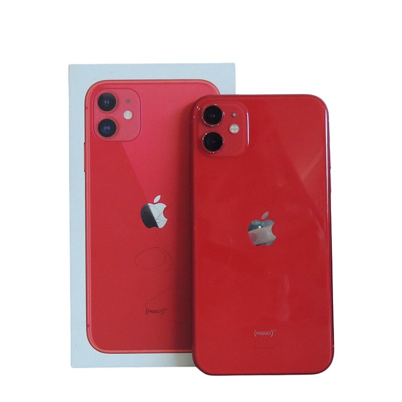 iPhone 11 Product RED, 64GB, 4GB RAM - Apple - MeuGameUsado