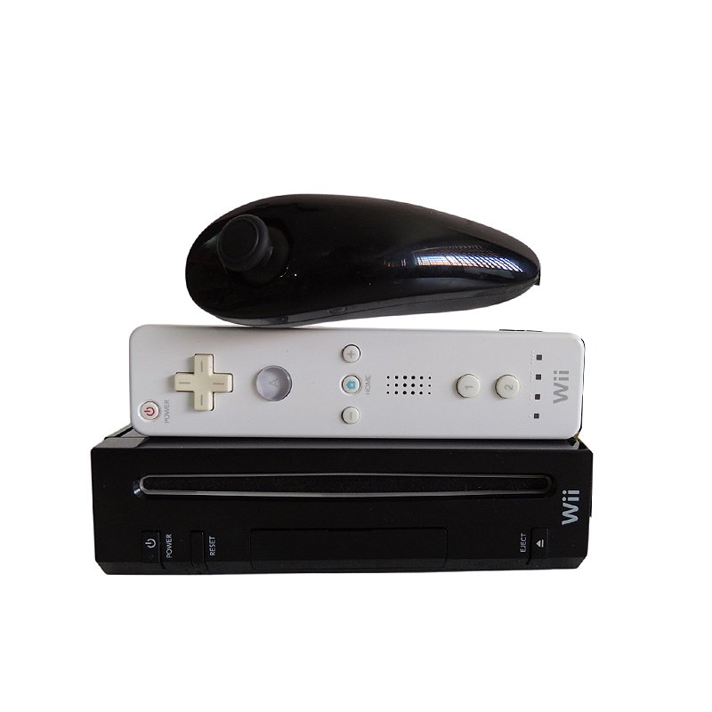 Console Nintendo Wii Preto - Nintendo (Japonês) - MeuGameUsado