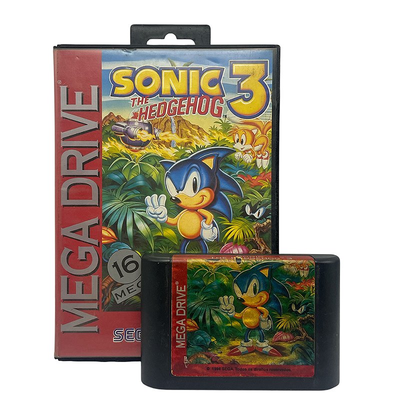 Jogo Sonic the Hedgehog 3 - Mega Drive - MeuGameUsado