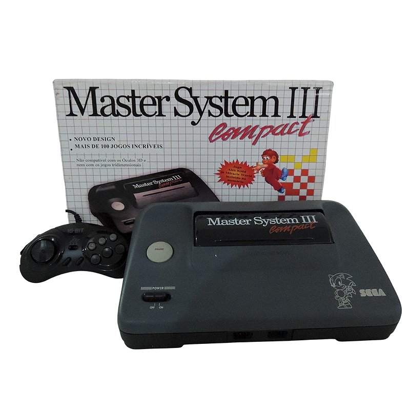 Console Master System 3 Compact - Sega - MeuGameUsado