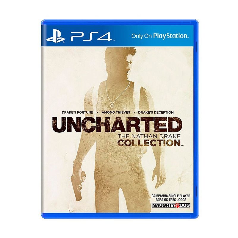 Mídia Física Jogo Uncharted The Nathan Drake Collection Ps4 - GAMES &  ELETRONICOS