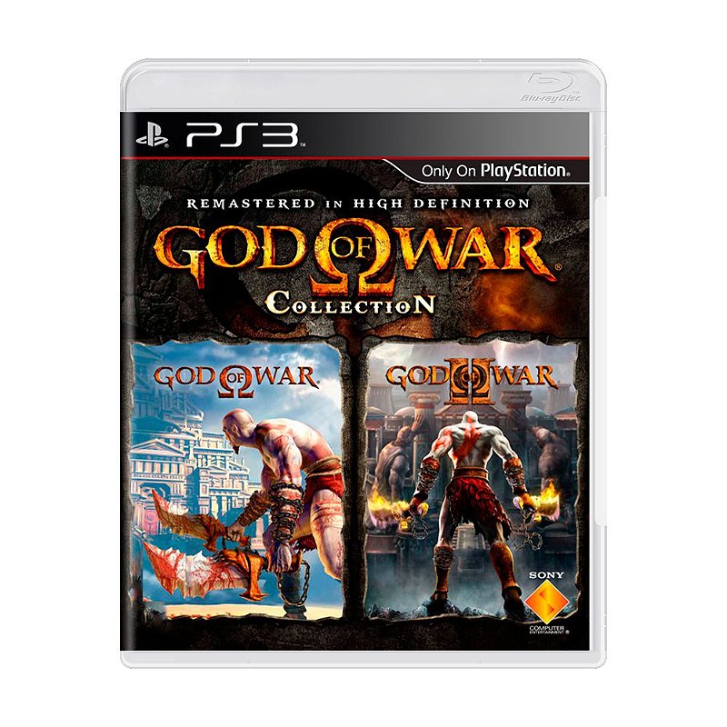 Jogo God of War Collection - PS3 - Sebo dos Games - 10 anos!