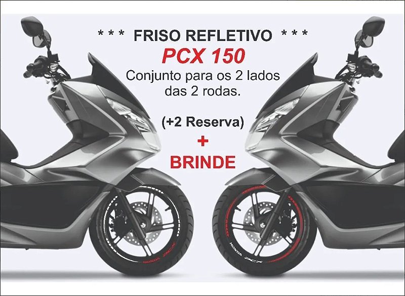 Friso Roda Personalizado Honda Titan Fan Pop Biz Pcx - Escorrega o Preço
