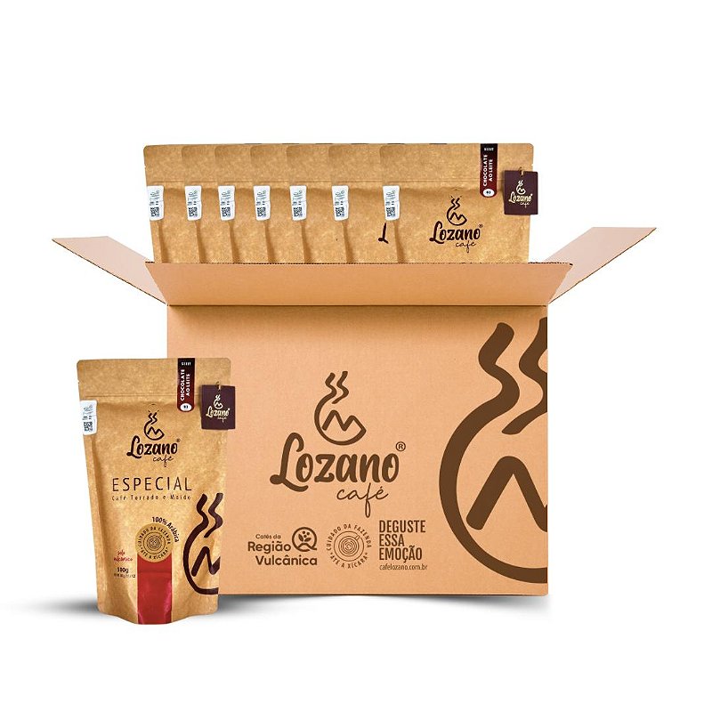 Especial 500g. Torrado e Moído | Caixa com 10 unidades - Café Lozano