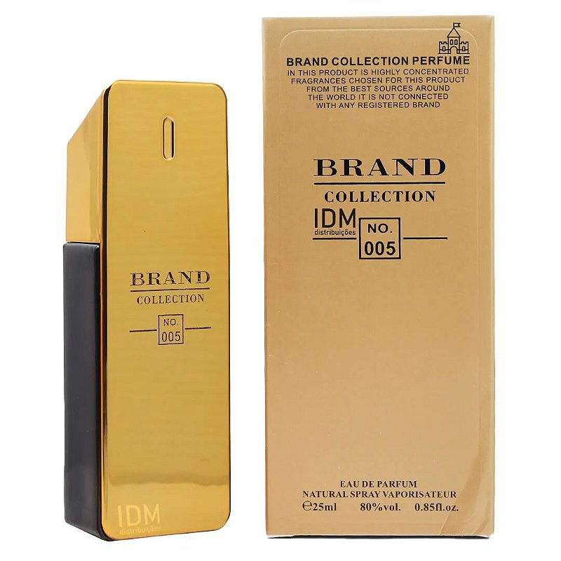 Brand - Perfume Brand Collection Nº 005 One Million Masculino 25ml -  Muambinhas de Luxo Store