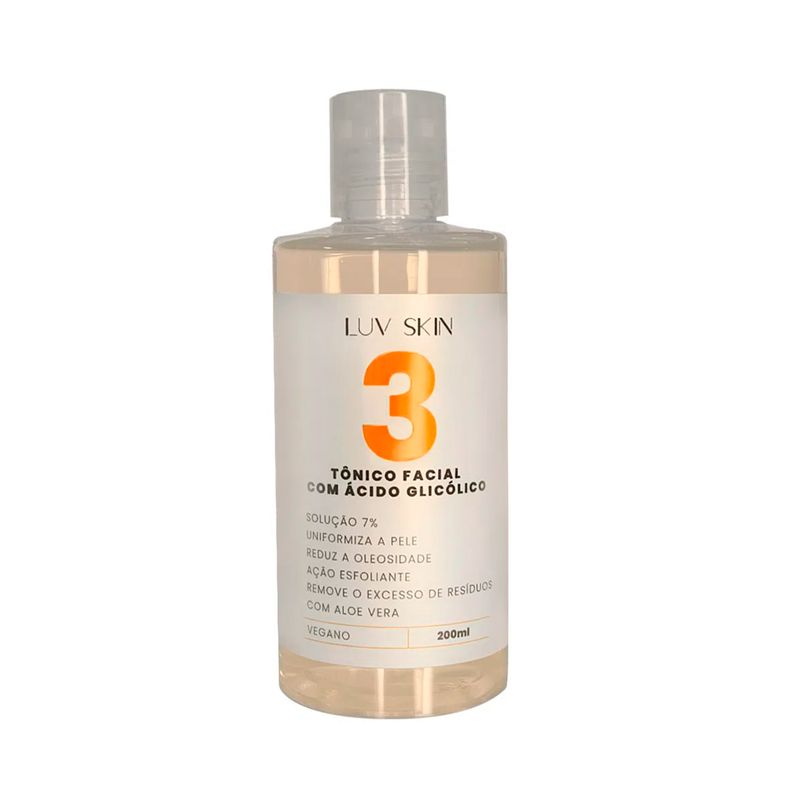 Luv Beauty T nico Facial cido Glic lico Muambinhas De Luxo