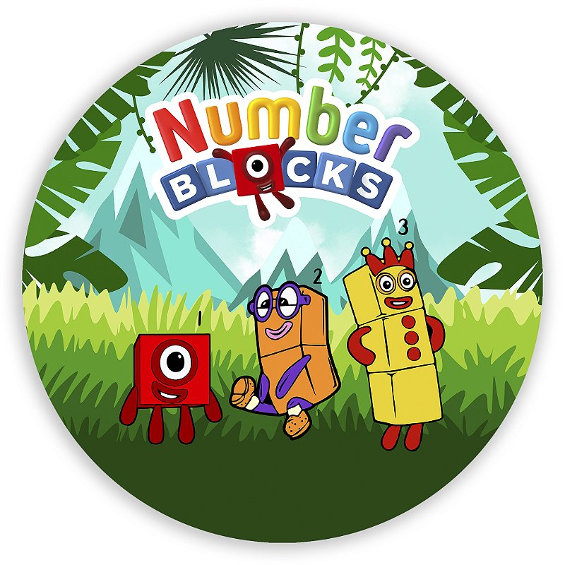 NumberBlocks Mini Painel Sublimado Pegue Monte - Sublitex Painéis