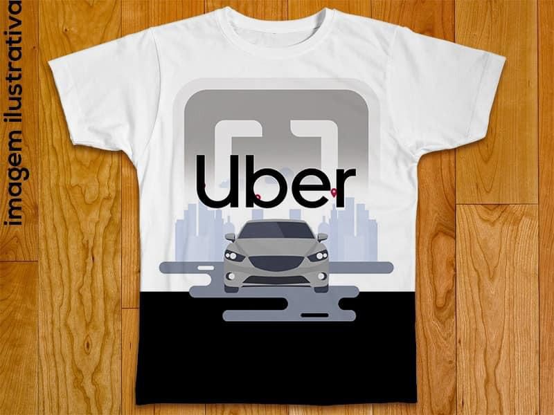 T-shirts Masculina no Atacado Uber