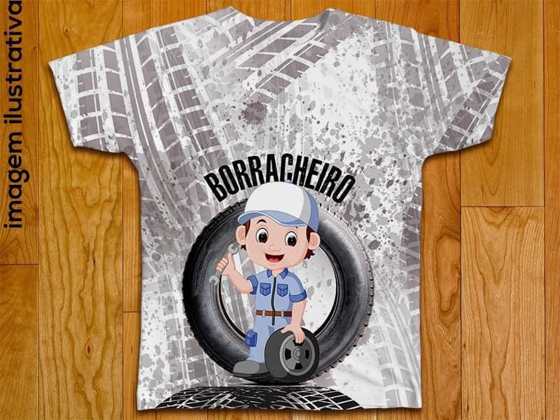 T-shirts Masculinano Atacado Borracheiro