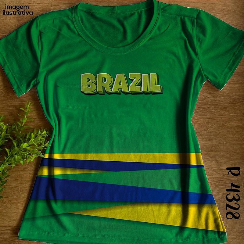 T-shirt Babylook Feminina No Atacado Brazil