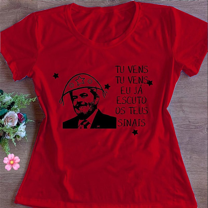 T-shirt Babylook No Atacado Lula