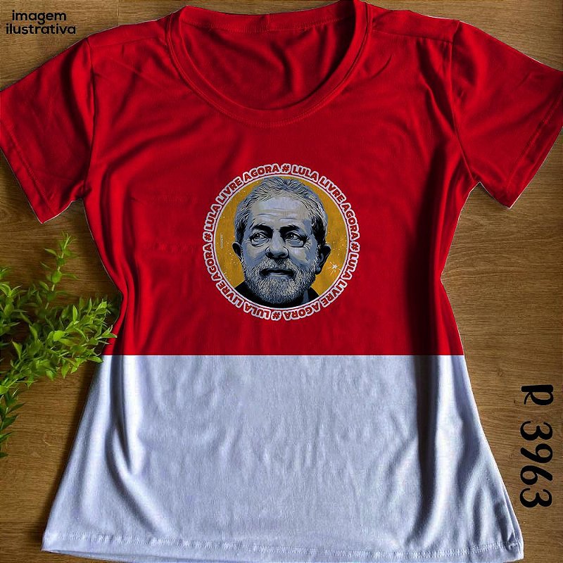 T-shirt Babylook No Atacado Lula