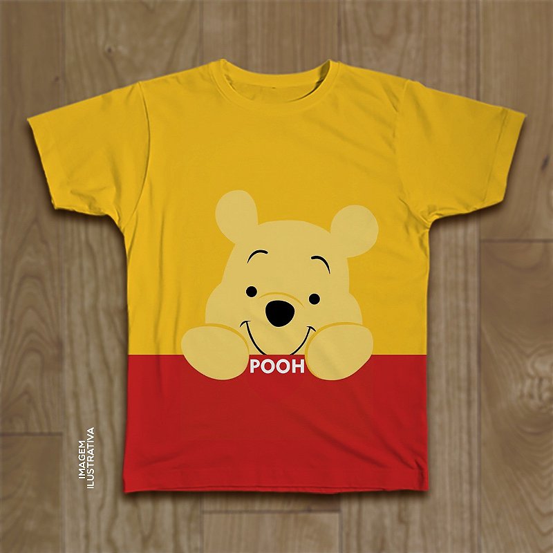 T-shirt Infantil Unissex Pooh