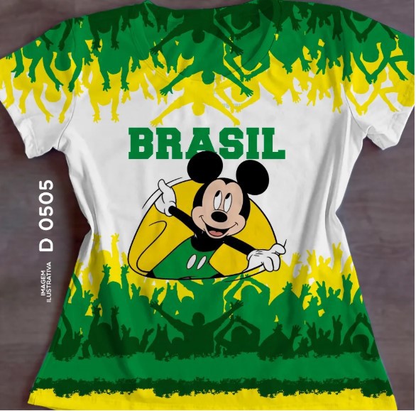 T-shirt Infantil Unissex Brasil