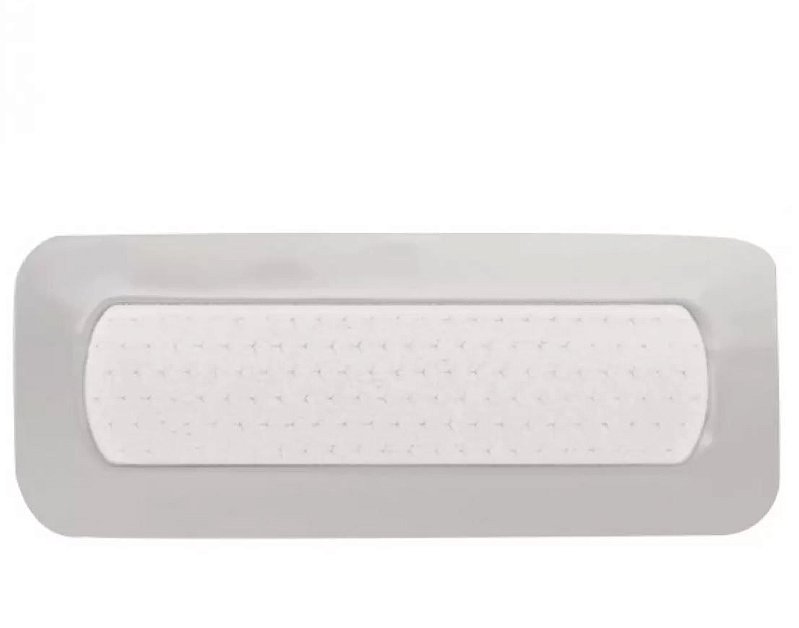 Curativo Mepilex Border Post Op 10 x 20cm Espuma Absorvente Molnlycke Cirúrgica Salutar