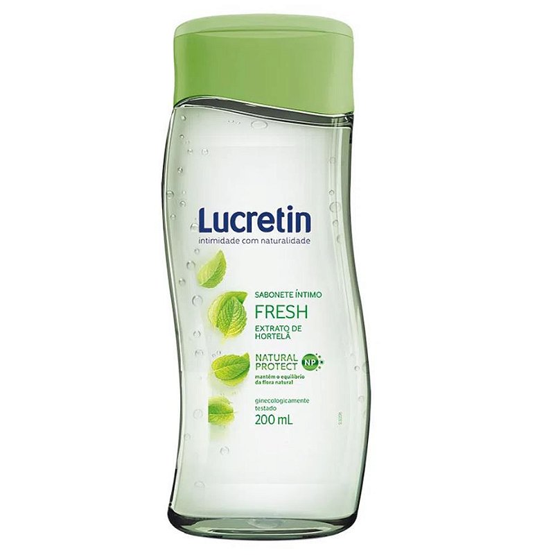 Sabonete Líquido Íntimo Lucretin 200ml Fresh Lucretin