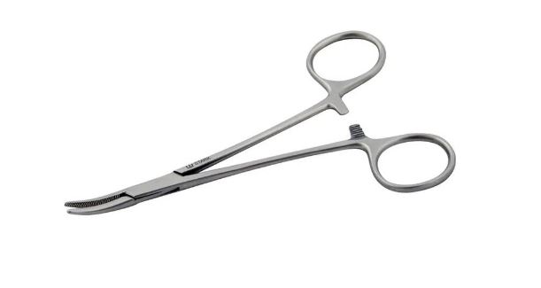 Pinça Hemostática Halstead Mosquito Curva 9cm - Golgran - Cirúrgica ...