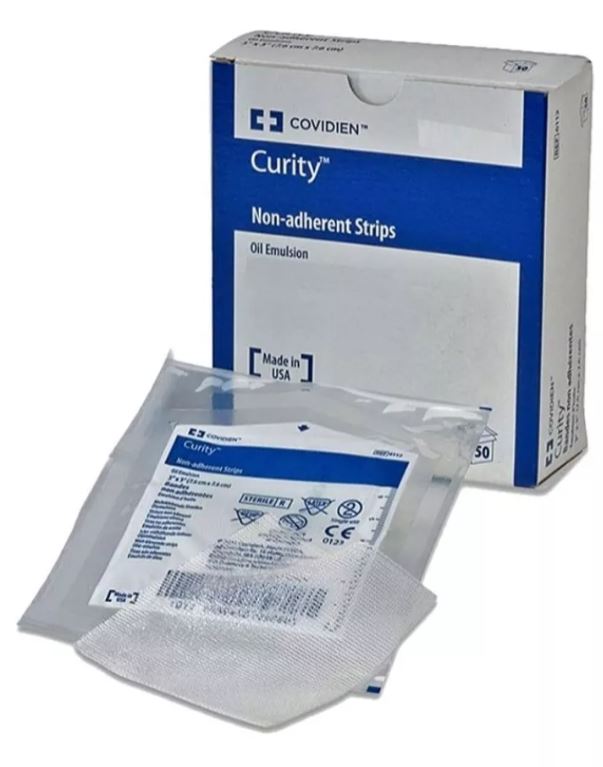 Compressa Emulsão De Petrolatum 7,6 x 7,6cm Curity Caixa C/50 Un