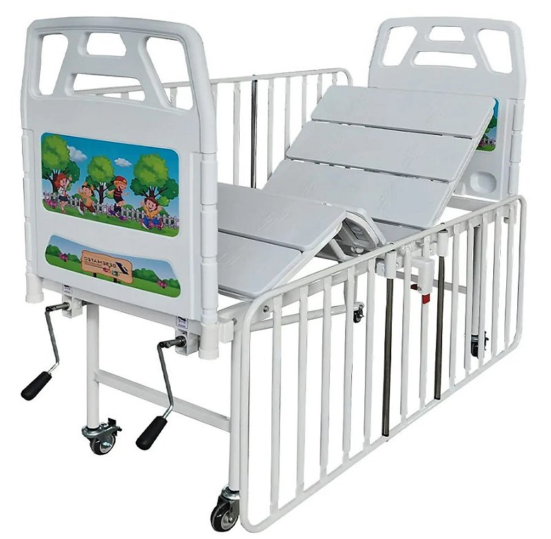 Cama Fowler Manual Infantil DSM1304 Desematec Cirúrgica Salutar