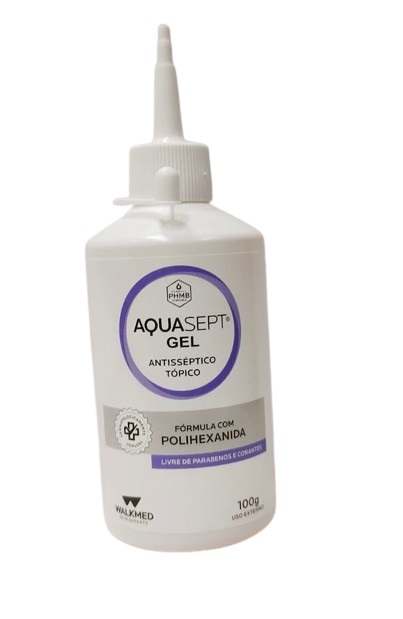 Aquasept Gel Antisséptico Polihexanida 0,2% PHMB 100ml - Walkmed ...
