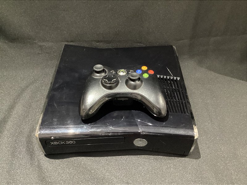 Xbox 360 Super Slim Azul, Edicao Limitada, Rgh, Controle, Fonte