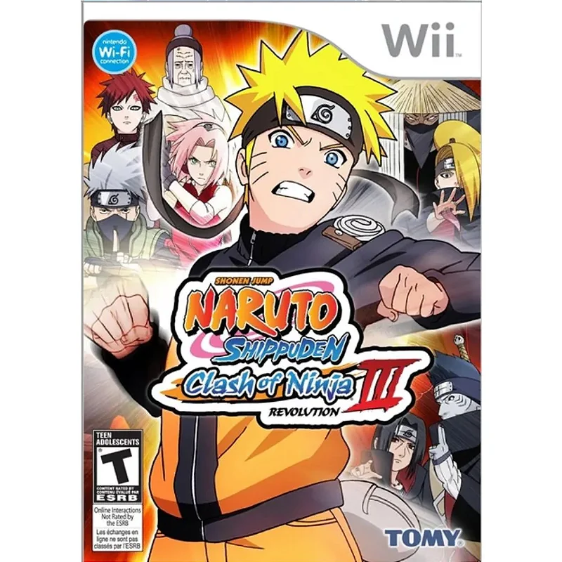 Gameteczone Jogo Nintendo Wii Naruto Shippuden: Clash Of Ninja