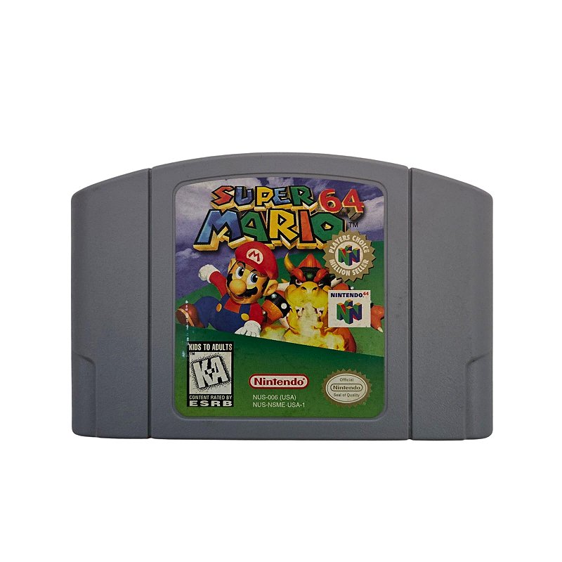 Jogo Nintendo 64 Super Mario 64 - Loose - Nintendo - Gameteczone a