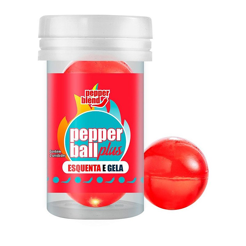 Bolinha Pepper Ball Plus Esquenta E Gela 2 Unid. Pepper Blend